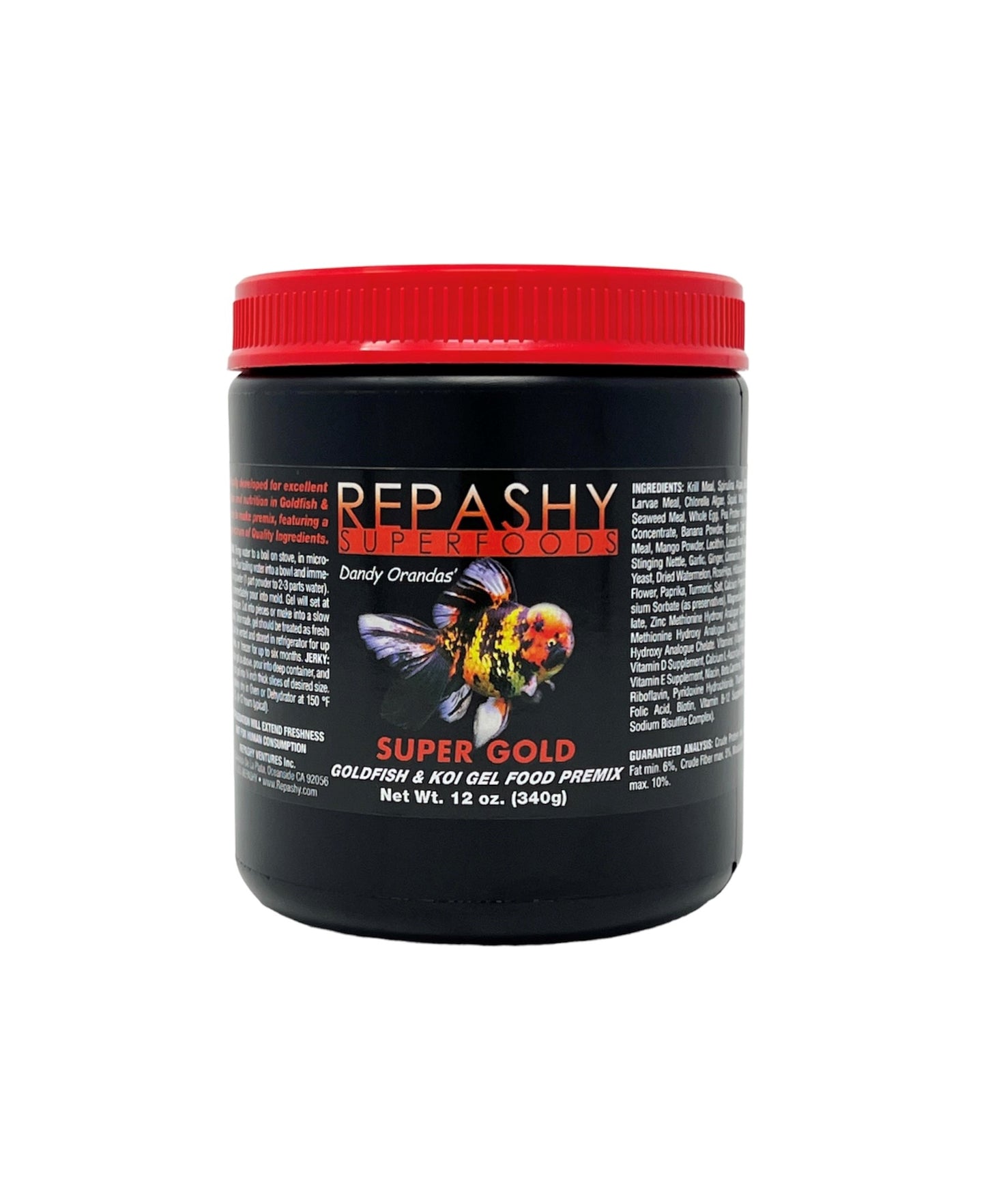 Repashy Super Gold ~ Goldfish & Koi Gel Food Premix