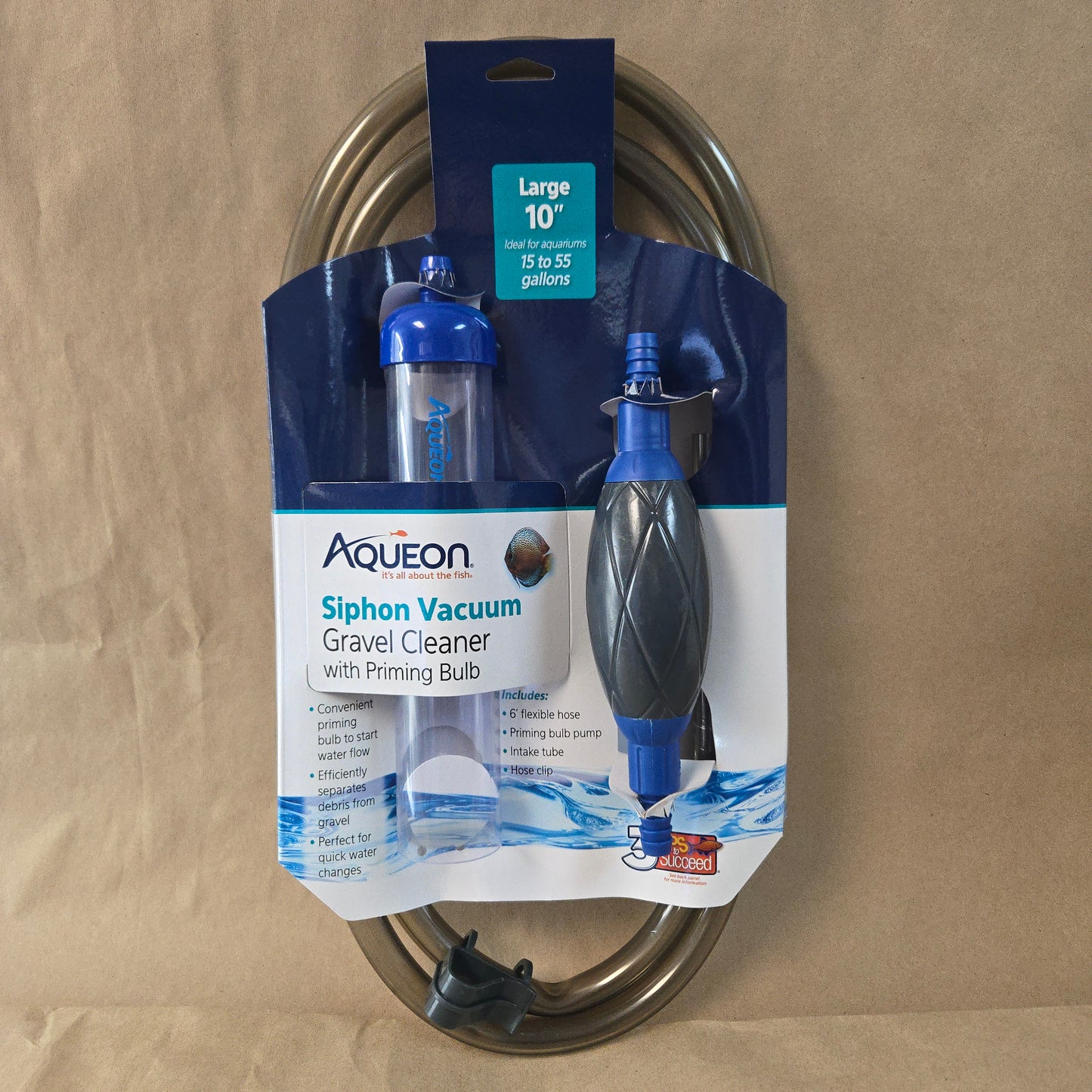 Aqueon Aquarium Siphon Vacuum Gravel Cleaner