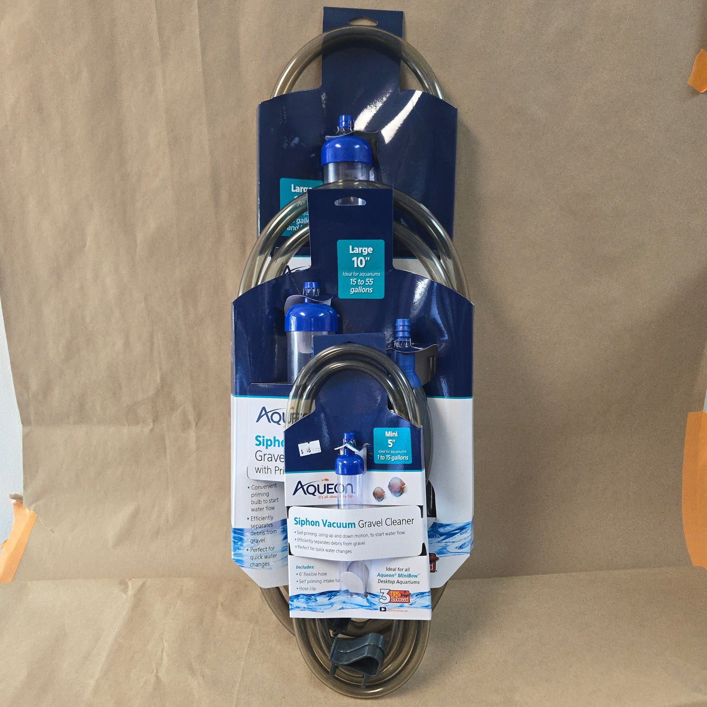 Aqueon Aquarium Siphon Vacuum Gravel Cleaner