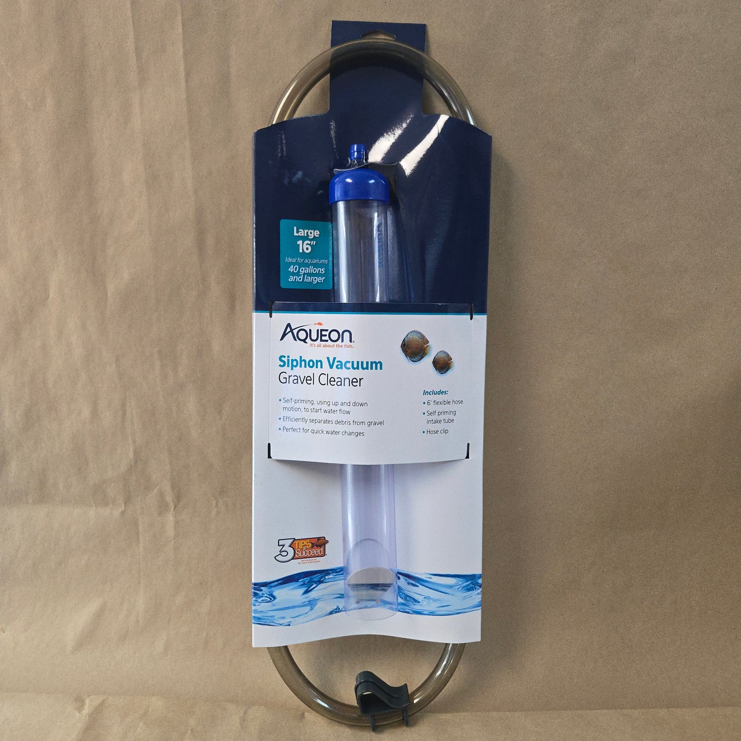 Aqueon Aquarium Siphon Vacuum Gravel Cleaner