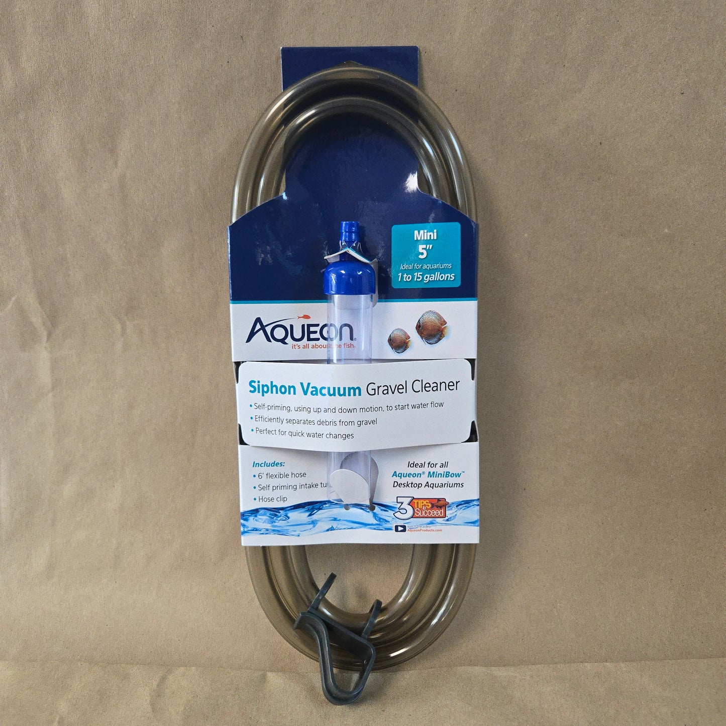 Aqueon Aquarium Siphon Vacuum Gravel Cleaner
